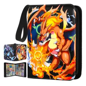 Pokemon Folder 9 Pocket Mega Charizard X Y 900 Cartas - Imagen 1