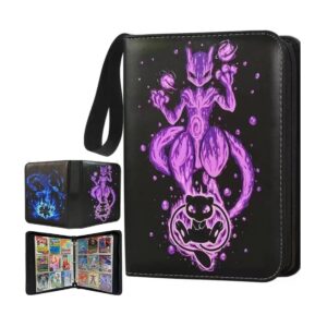 Pokemon Folder 9 Pocket Mewtwo Greninja 900 Cartas - Imagen 1