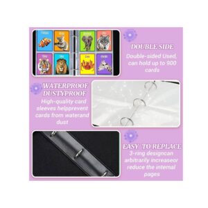 Pokemon Folder 9 Pocket Mewtwo Greninja 900 Cartas - Imagen 5