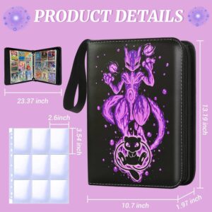 Pokemon Folder 9 Pocket Mewtwo Greninja 900 Cartas - Imagen 4