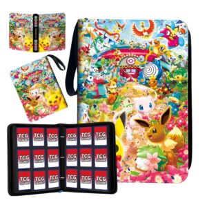Pokemon Folder 9 Pocket Pikachu Evee Friends  900 Cartas - Imagen 1