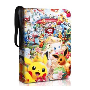 Pokemon Folder 9 Pocket Pikachu Evee Friends  900 Cartas - Imagen 2