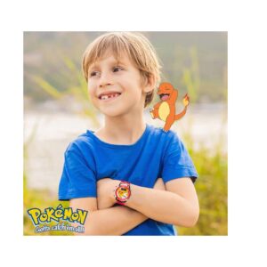 Pokemon Reloj De Cuarzo Digital Pikachu Red Para Niños - Imagen 5