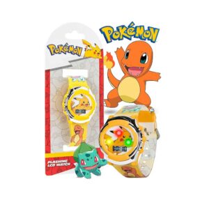 Pokemon Reloj De Cuarzo Digital Pikachu Yellow para niños - Imagen 1