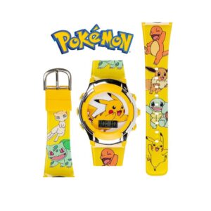 Pokemon Reloj De Cuarzo Digital Pikachu Yellow para niños - Imagen 2