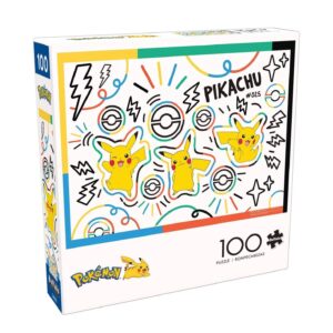 Pokemon Rompecabeza Doodle Pikachu 100 Piezas - Imagen 1