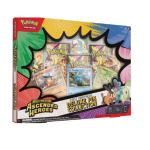 Pokemon TCG Ascended Heroes First Partners Deluxi Pin Collection Ingles - Imagen 1