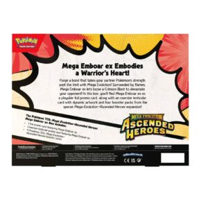 Pokemon TCG Ascended Heroes Mega Emboar ex Box Ingles - Imagen 4