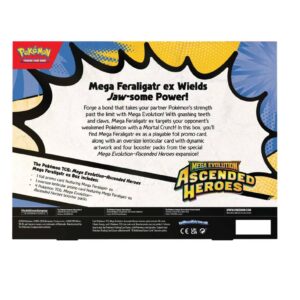 Pokemon TCG Ascended Heroes Mega Feraligatr ex Box Ingles - Imagen 4