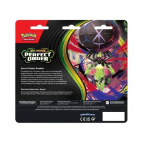 Pokemon TCG Perfect Order 3 Pack Blister Ingles - Imagen 3