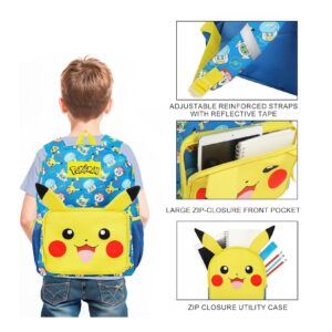 Mochila Pokemon Pikachu Blue Set Bioworld - Imagen 4