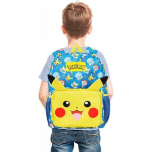 Mochila Pokemon Pikachu Blue Set Bioworld - Imagen 6