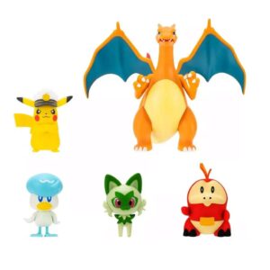 Pokemon Figura Jazwares Multi Pack Horizontes - Imagen 3