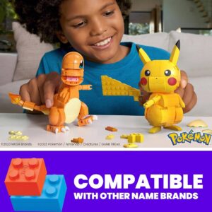 Pokemon Mega Kanto Trio Pikachu Charmander y Meowth 529 Piezas - Imagen 3