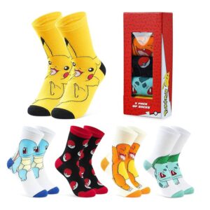 Pokemon Calcetines Tobilleras Pack De 5 - Imagen 1