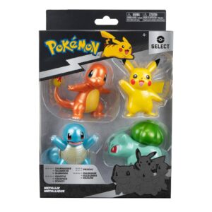 Pokemon Figura Select Charmander Pikachu Squirtle y Bulbasaur - Imagen 1