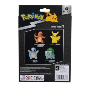 Pokemon Figura Select Charmander Pikachu Squirtle y Bulbasaur - Imagen 4