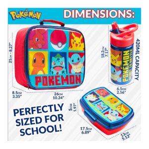 Pokemon Lonchera Red 3 Piezas - Imagen 2