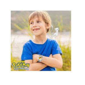 Pokemon Reloj De Cuarzo Digital Pikachu White Para Niños - Imagen 5