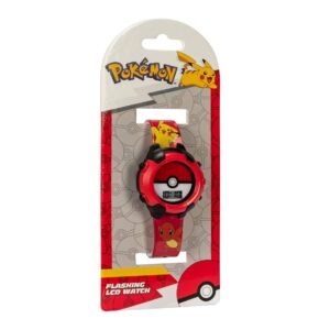 Pokemon Reloj Digital LCD Pokeball Niños - Imagen 2