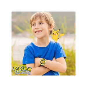 Pokemon Reloj Digital Niños Pikachu Yellow & Black Japon - Imagen 4