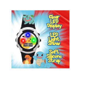 Pokemon Reloj Digital Pikachu Black Niños - Imagen 4