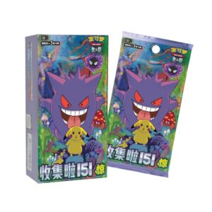 Pokemon TCG 151 Gengar Sorpresa Slim Booster Box Chino - Imagen 1