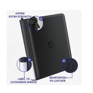 Folder Toploder Black 9 Pocket 324 Cartas + 20 Toploder - Imagen 3