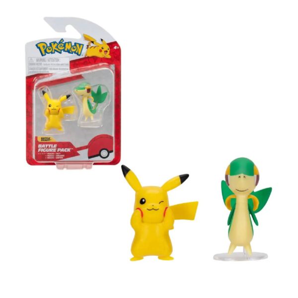 Pokemon Battle Figure Jazwares Pack Snivy Pikachu 1