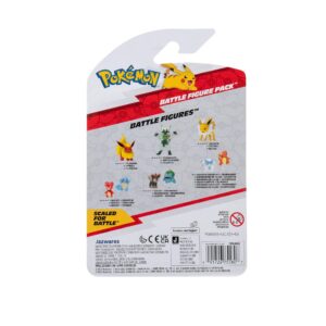 Pokemon Battle Figure Jazwares Pack Snivy Pikachu - Imagen 4