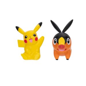 Pokemon Battle Figure Jazwares Pack Tepig Pikachu - Imagen 3