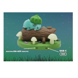 Pokemon Figura Bulbasaur Lampara - Imagen 10