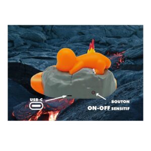 Pokemon Figura Charmander Lampara - Imagen 8