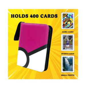 Pokemon Folder 4 Pocket Pokeball Pink 400 Cartas - Imagen 4