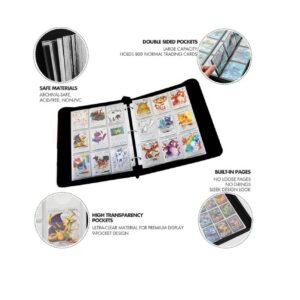 Pokemon Folder 9 Pocket 900 Cartas Bulbasaur - Imagen 4