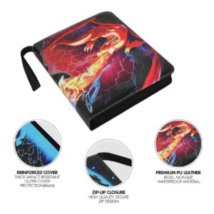 Pokemon Folder 9 Pocket 900 Cartas Charizard Fuego X Y - Imagen 3