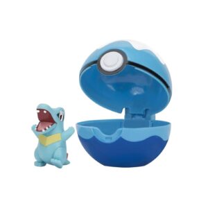 Pokémon Jazwares Clip 'n' Go Totodile - Imagen 3