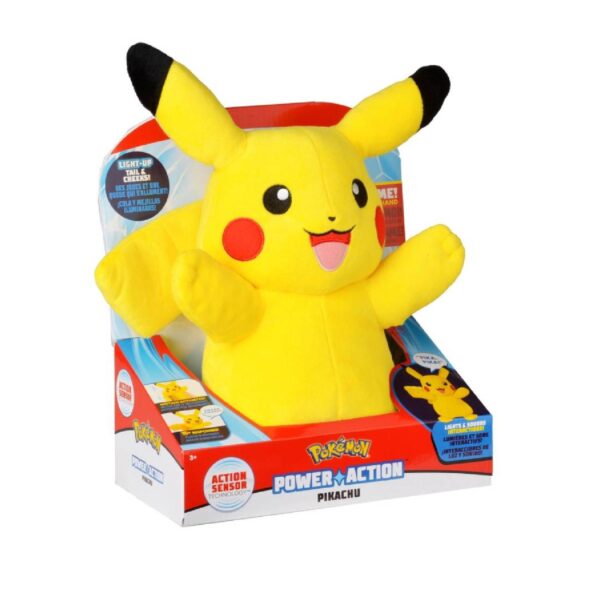 Pokemon Peluche Pikachu Con Luces y Sonido 25cm 1