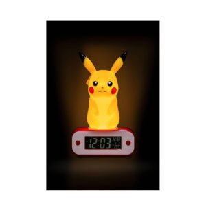 Pokemon Pikachu Con Lampara y Reloj Despertador - Imagen 4