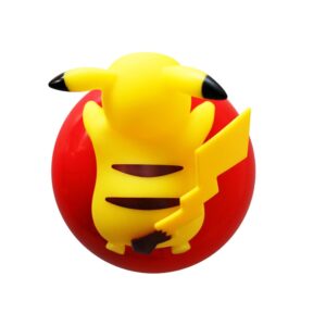 Pokemon Pikachu Pokeball Con Lampara y Reloj Despertador - Imagen 6