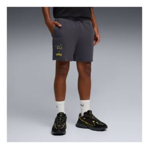 Pokemon Puma Short Pikachu Gris Adulto - Imagen 5