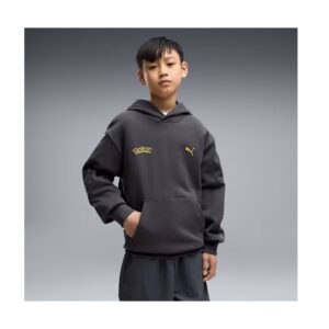 Pokemon Puma Sudadera Con Capucha Estampada Gris Juvenil - Imagen 4