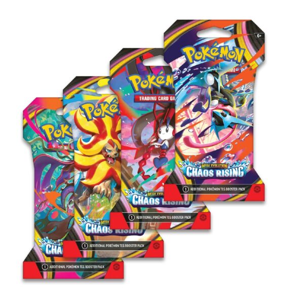 Pokemon TCG Chaos Rising Sleeved Booster Ingles C_u 1