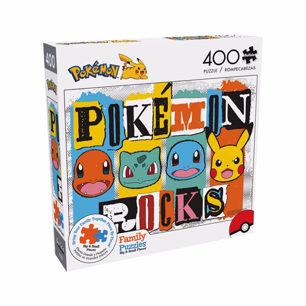POKEMON ROMPECABEZA 400 PIEZAS ROCKS