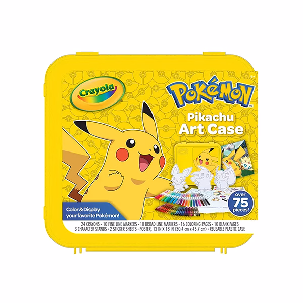 Crayola Pokemon Coloring Art Set Pikachu
