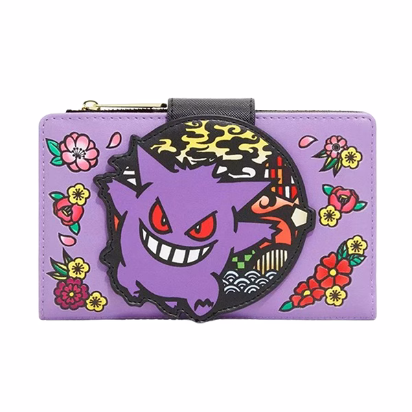 POKEMON BILLETERA GENGAR FLORAL