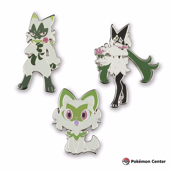 POKEMON CENTER SPRIGATITO MEOWSCARADA PIN