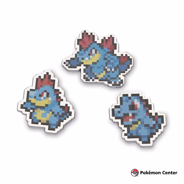 POKEMON CENTER TOTODILE FERALIGATR PIN
