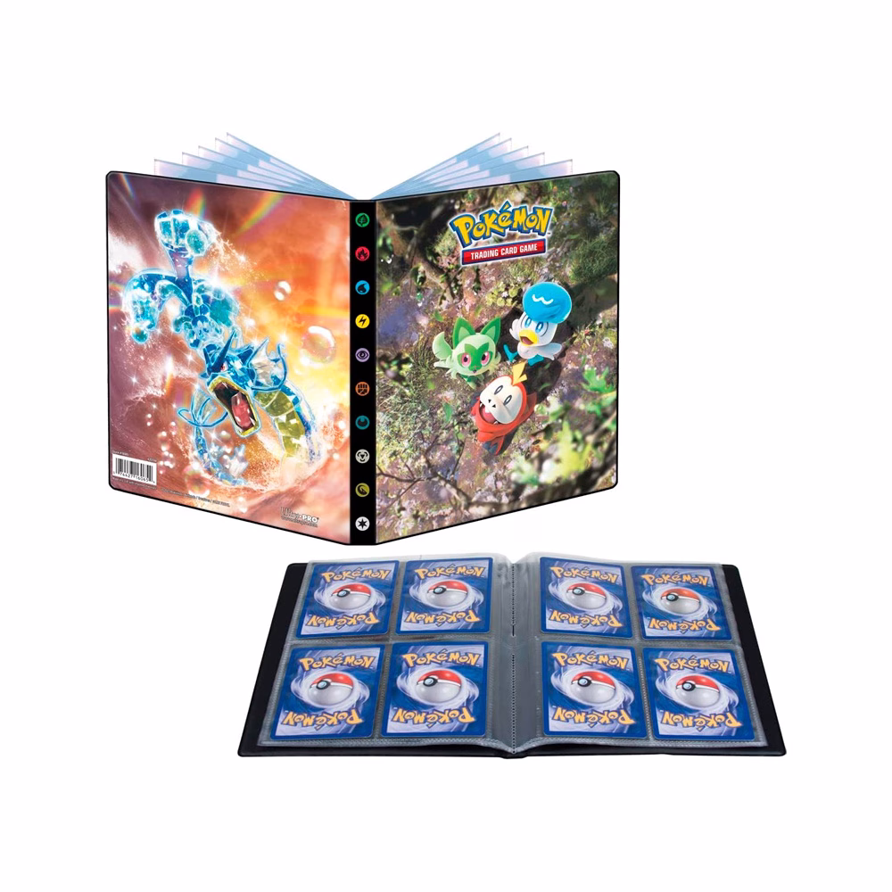 Pokemon Ultra Pro Paldea 4-Pocket Portafolio