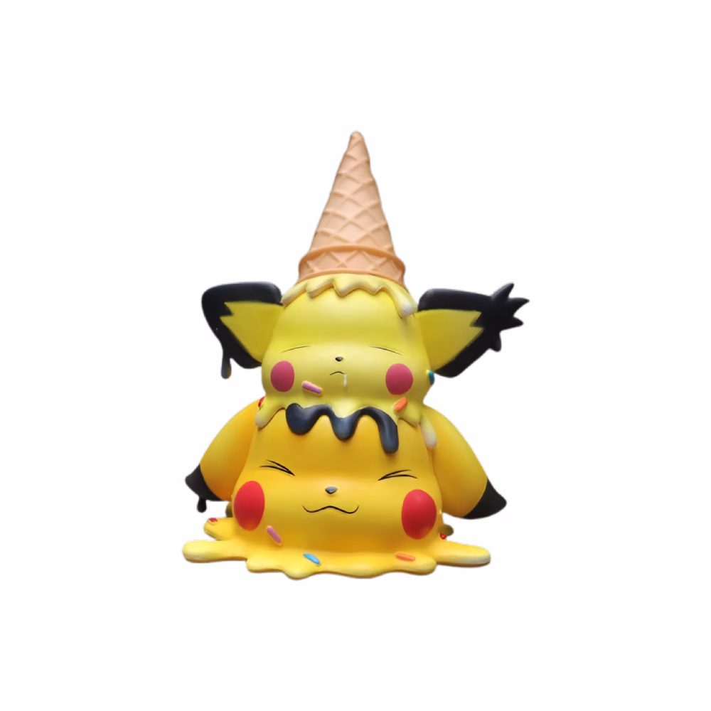 Pokemon Figura Cono Helado Pichu Pikachu